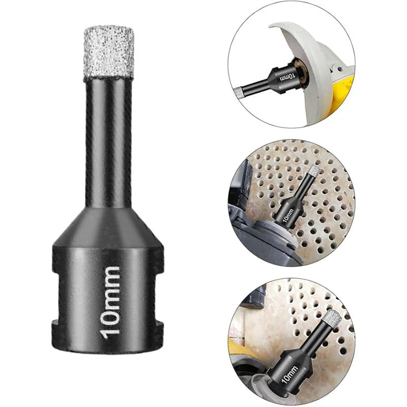 6/5/1pcs 6-16mm M14 Brazed Diamond Drill Bits Hole Saw Opener Cutter