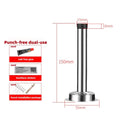 Drill-Free Silent Door Stopper - Extra Long & Thick Door Holder