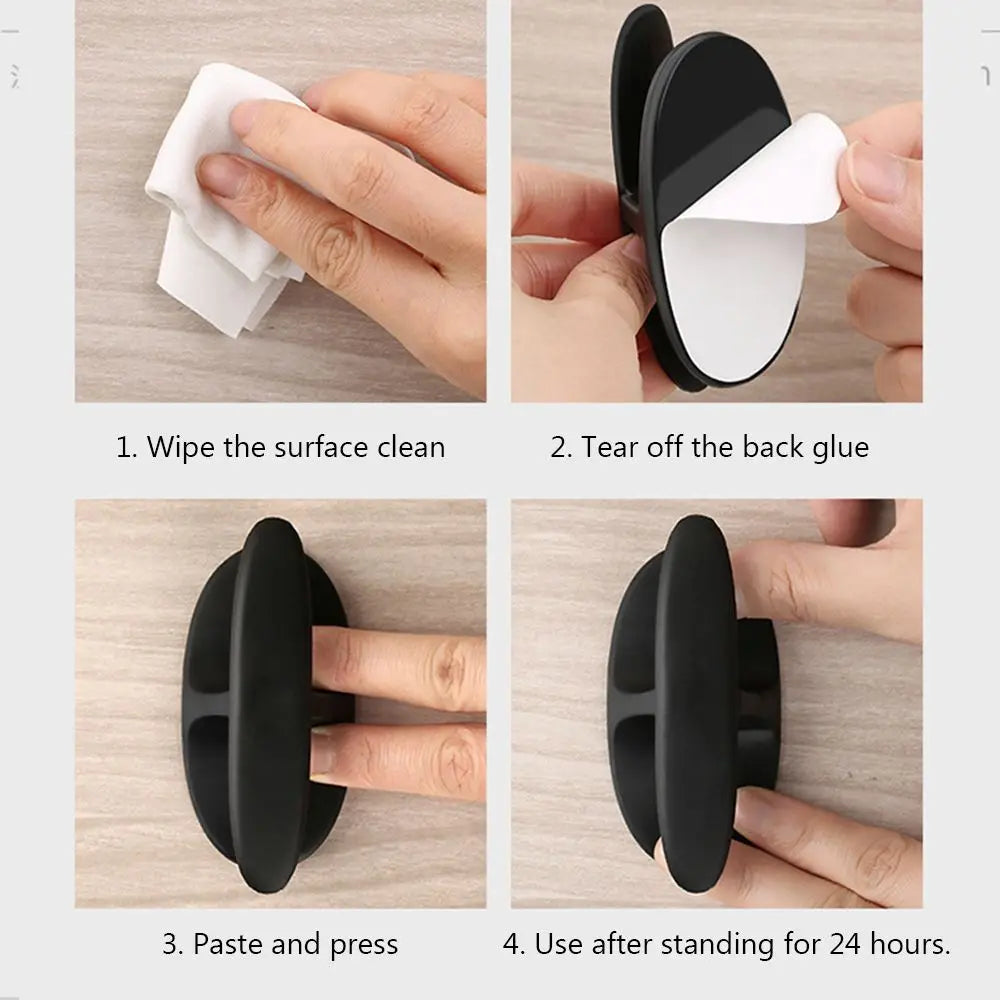 Silicone Self-adhesive Door Handle Multi-purpose Knobs Glass Window