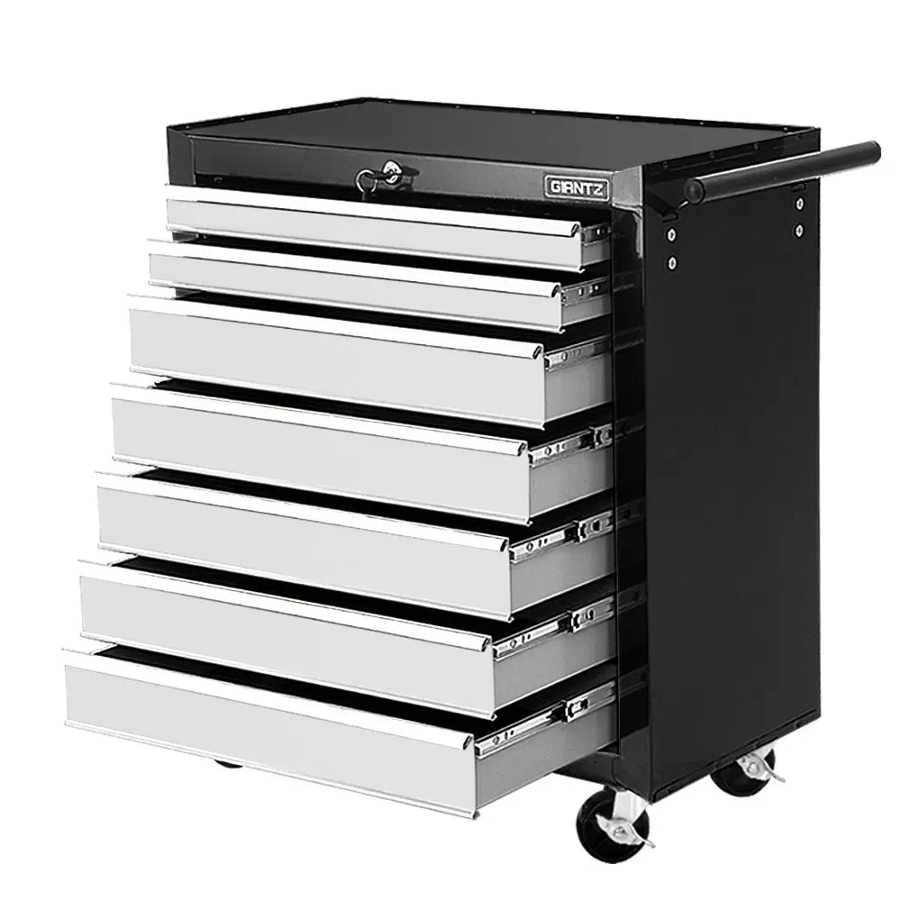 Giantz 7-Drawer Tool Box Cabinet Chest Trolley – Garage Storage Grey