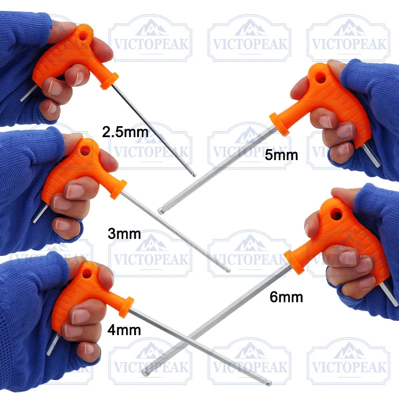 Professional Allen Wrench 1.5mm 2mm 2.5mm 3mm 4mm 5mm 6mm 8mm 10mm is