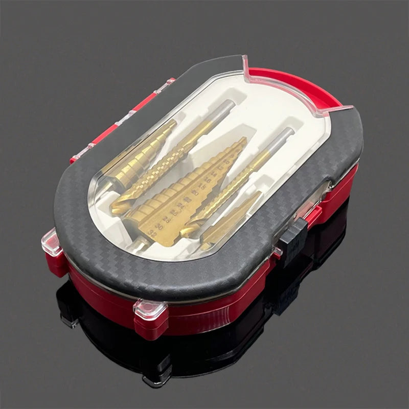 Step Drill Bit Saw Drill Bit Set Titanium 4-12 4-20 4-32mm Wood Metal