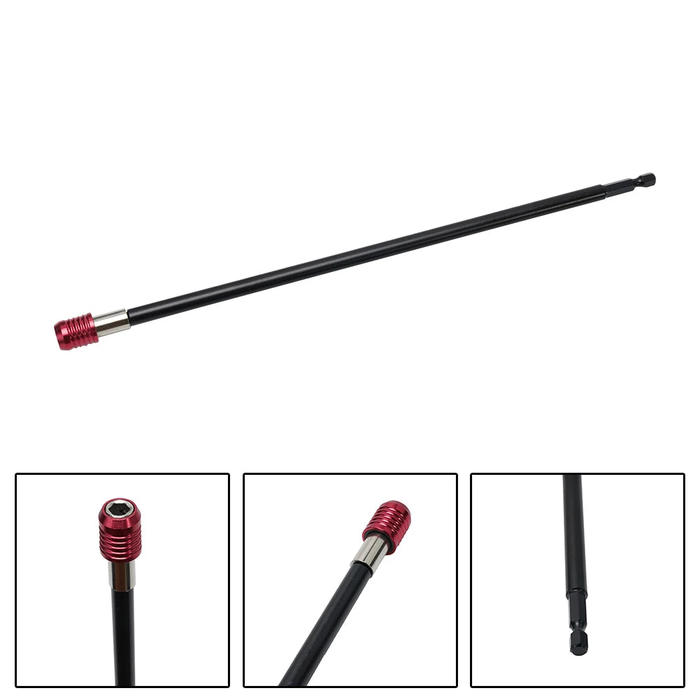 300mm Quick Release 1/4" Screwdriver Drill Bit Holder High Carbon