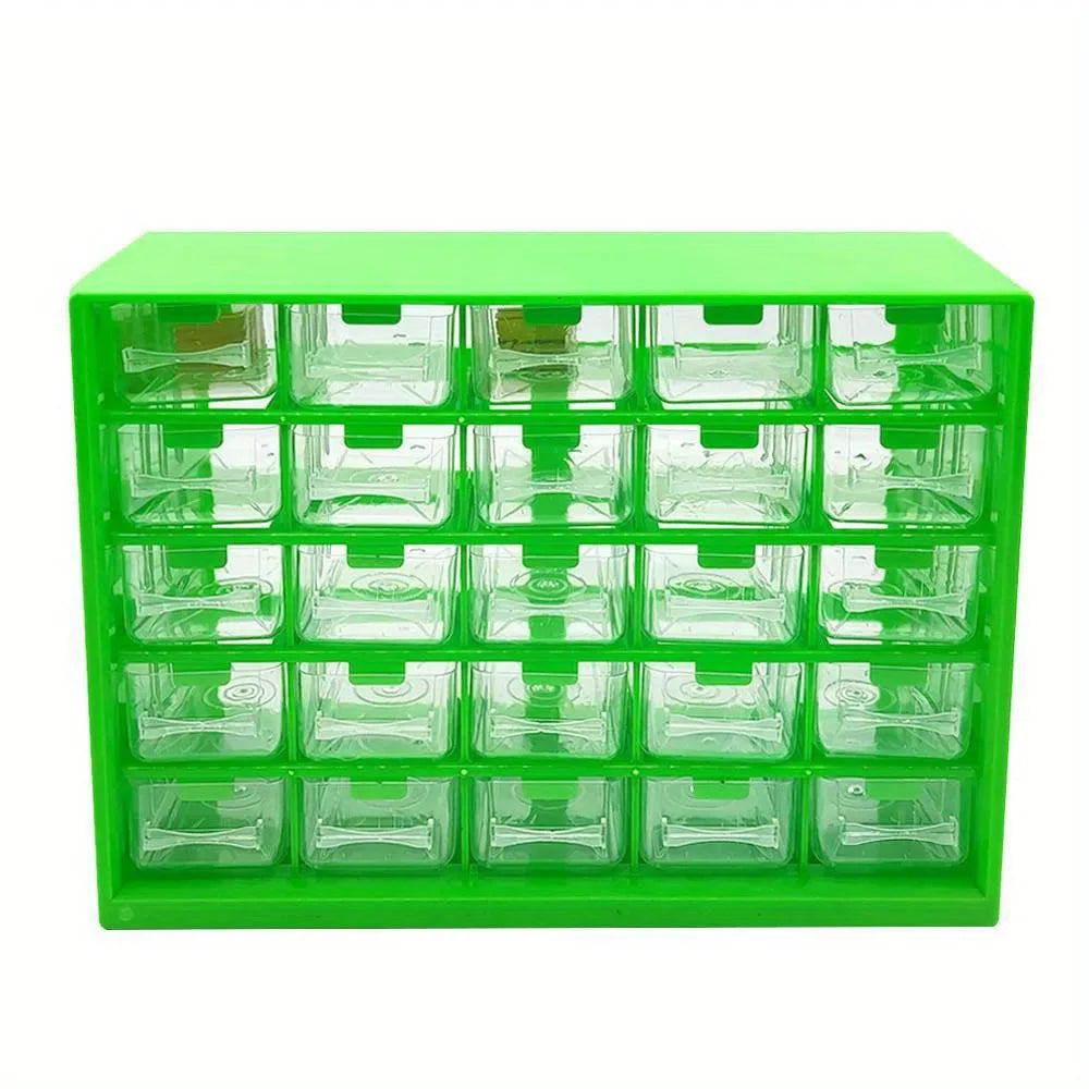 25 Multi-grid Drawer Parts Box Wall-mounted Screw Classification