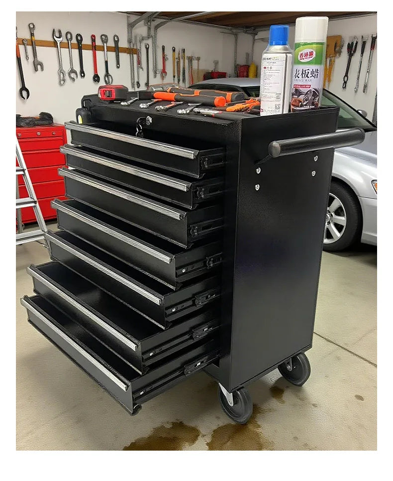 7-Drawer Rolling Tool Chest & Cabinet – Garage & Workshop Storage