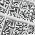 240pcs Stainless Steel Hex Head Nuts and Bolts Assortment Kit M4 M5...
