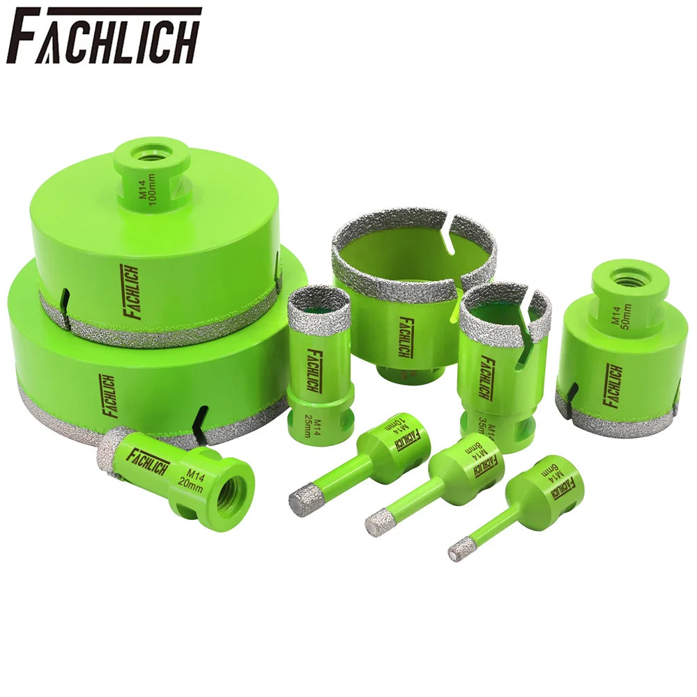 FACHLICH 1/2pcs Drilling Bits Core Bit Dia6-150mm Ceramic Tile