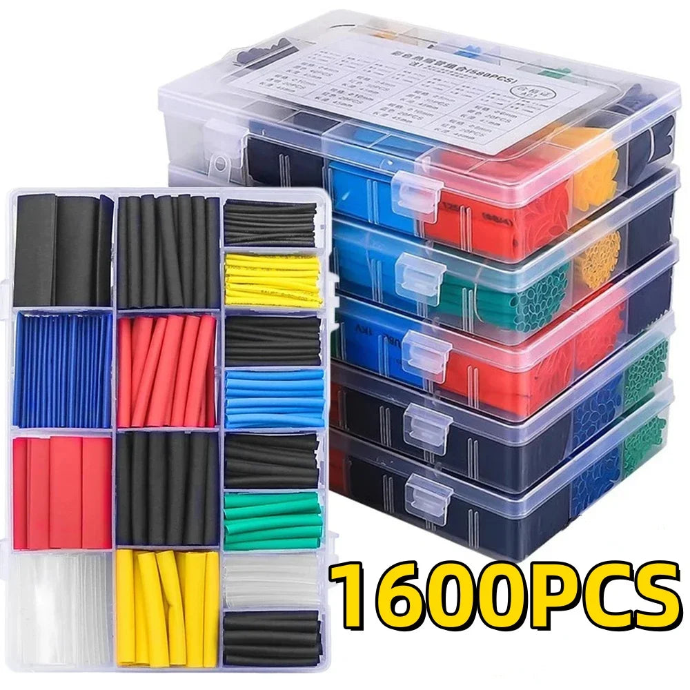 1600/127pcs Heat-shrink Tubing Thermoresistant Tube Heat Shrink