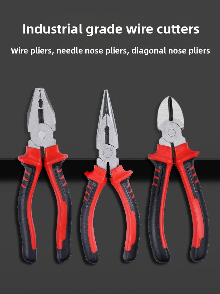 Electric Wire Pliers Large Opening Sharp Multifunction Tool for