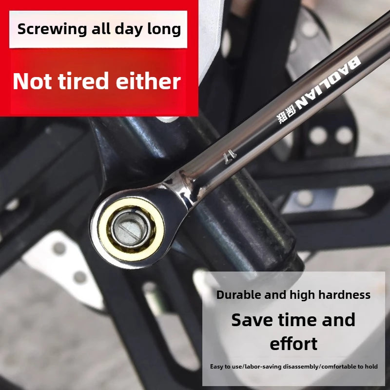 Universal Torx Wrench Adjustable Torque 8-22mm Ratchet Spanner for