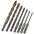 Hex Handle Cross-Tip Diamond Drill Bit — 3mm to 12mm fo - View 1