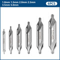 XCAN HSS Center Drill Bits 60-Degree Angle Center Drill Bits