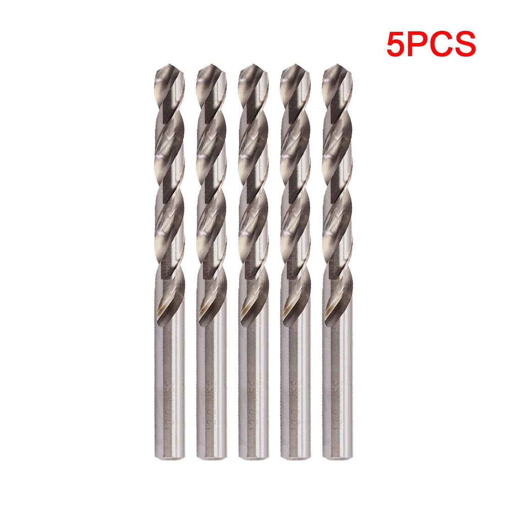 Titanium Coated HSS Twist Drill Bit Set — 1mm to 13mm Straight Shan