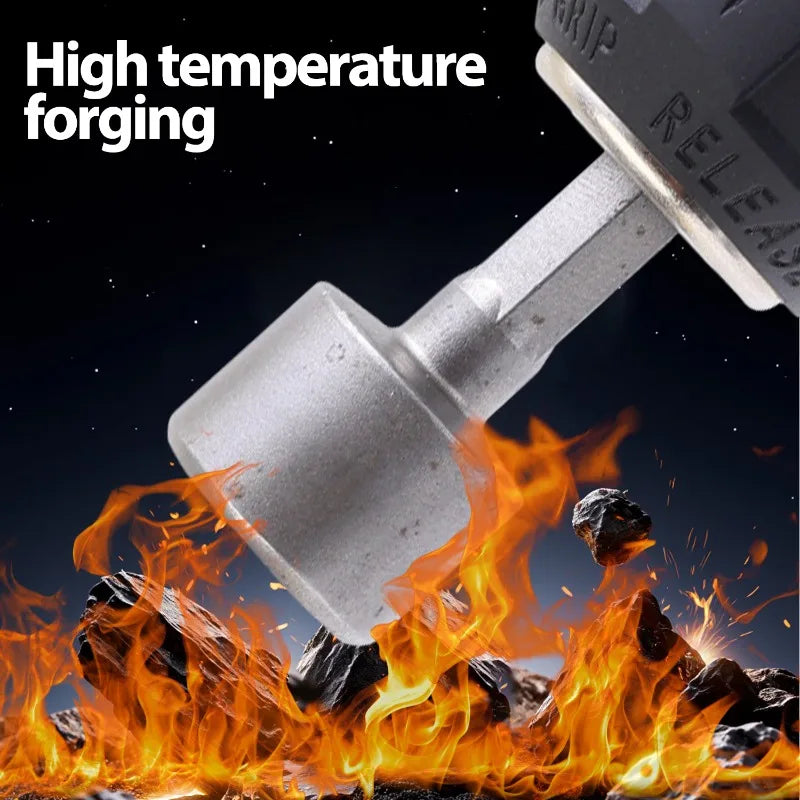Hex Shank Hexagon Nut Driver Drill Bit Steel Socket Electric