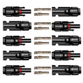5 Pairs/Lot Solar Connectors with 2pcs Spanner Waterproof Solar Panel