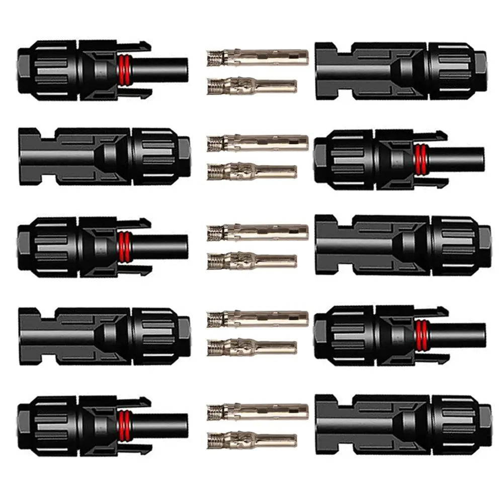 5 Pairs/Lot Solar Connectors with 2pcs Spanner Waterproof Solar Panel