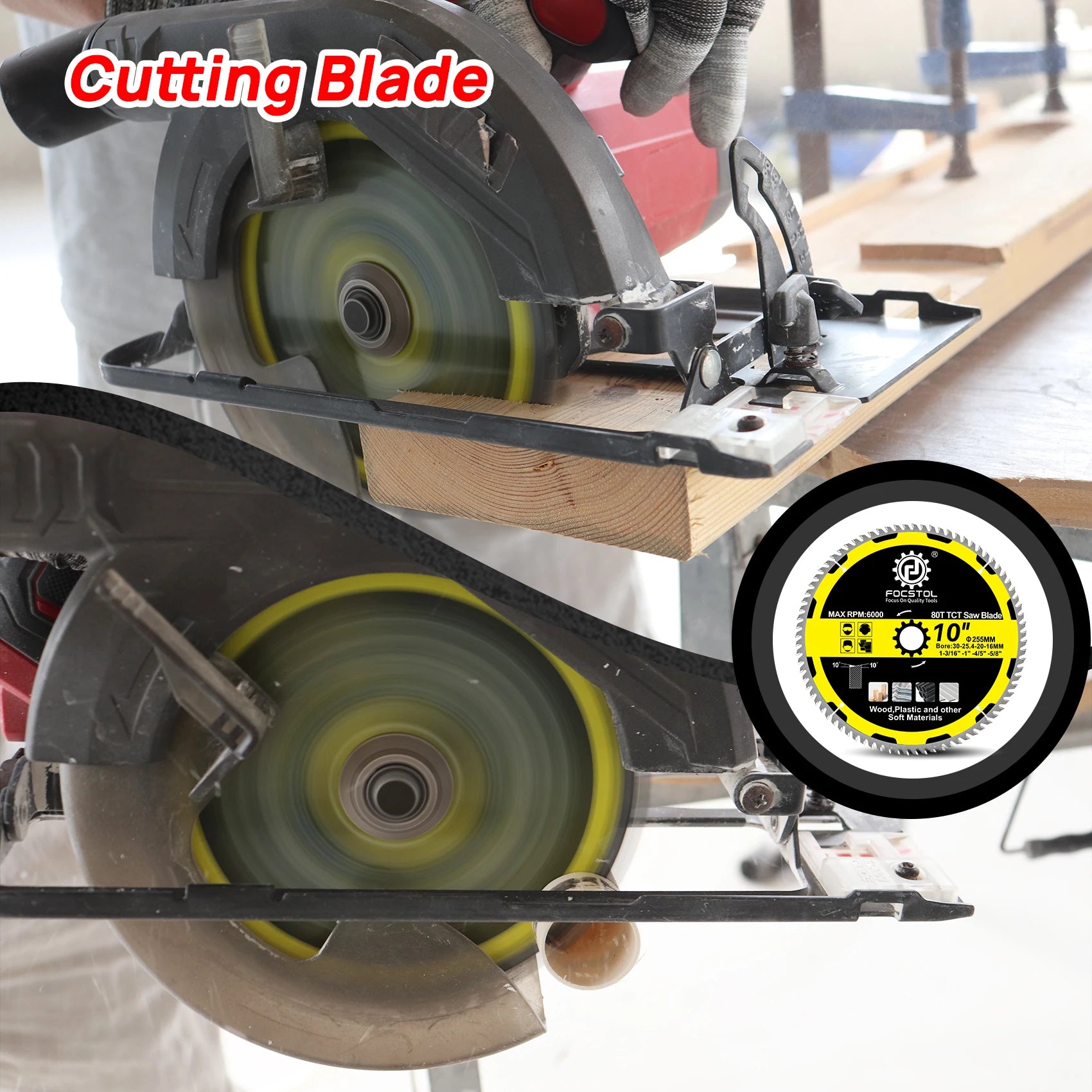 FOCSTOL TCT Carbide Wood Cutting Disc – Circular Saw Blade