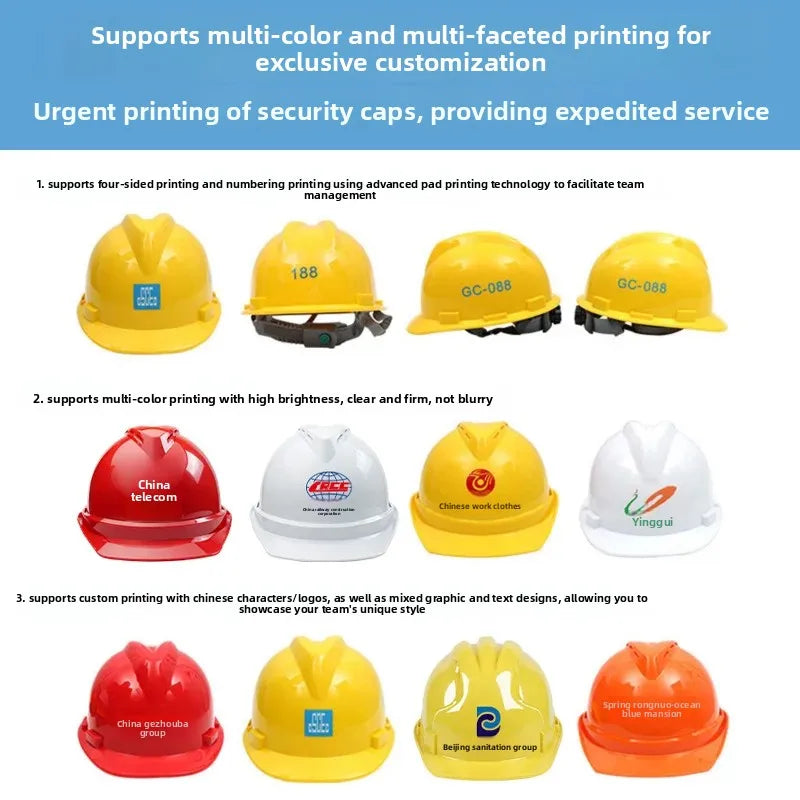 Thickened Glass Steel Safety Helmet – Construction Site Hard Hat