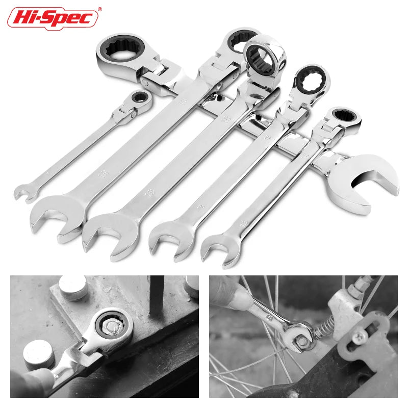 Adjustable Torque Ratchet Spanner Set 8-19Mm Universal Torx Keys For