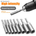 Electric Nut Driver Drill Bit Set 5.5-19mm - Full Set