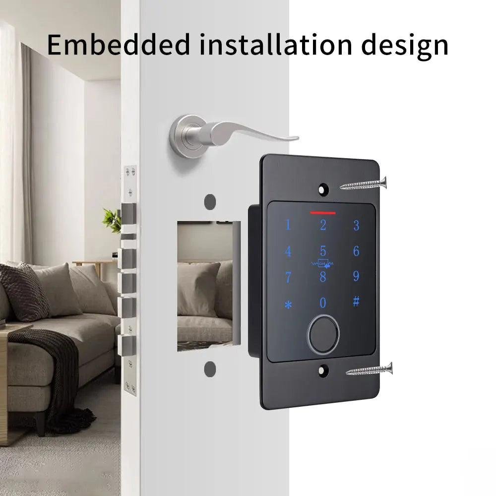 Tuya Wifi Standalone Fingerprint Access Control Keypad Metal