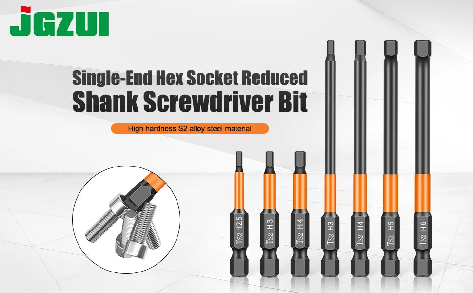 50-100mm High-Hardness Hex Socket Head Drill Bit Electric Screwdriver