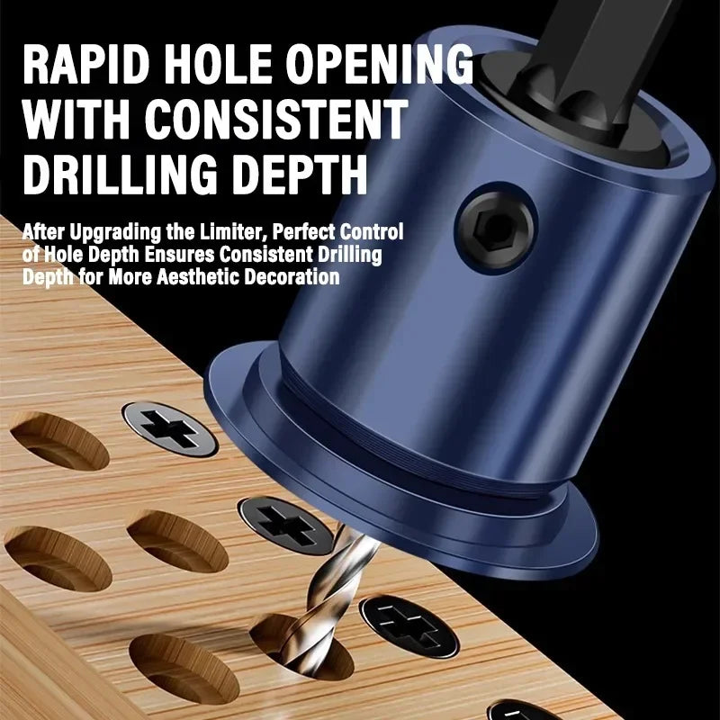 Hexagonal Handle Woodworking Countersunk Drill Bit 2-in-1 Adjustable