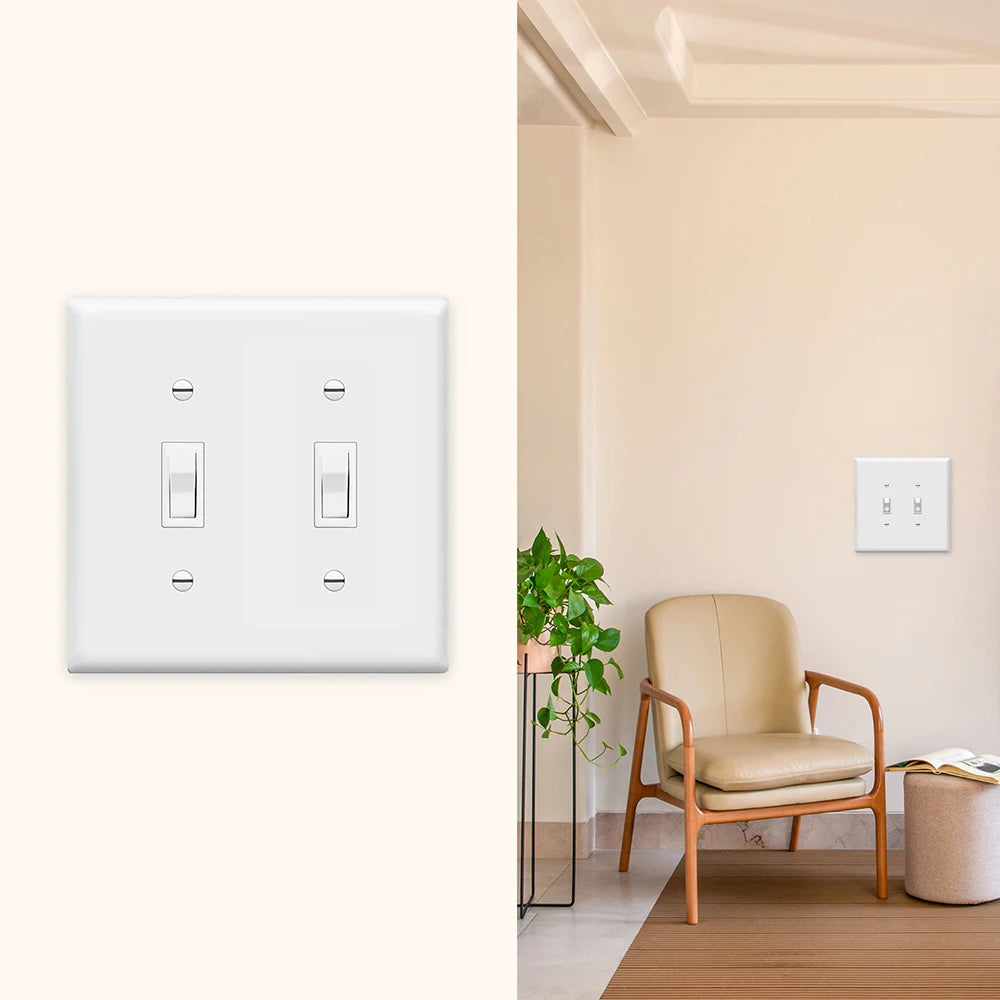 1 piece of wall panel light switch cover, various styles of PC wall
