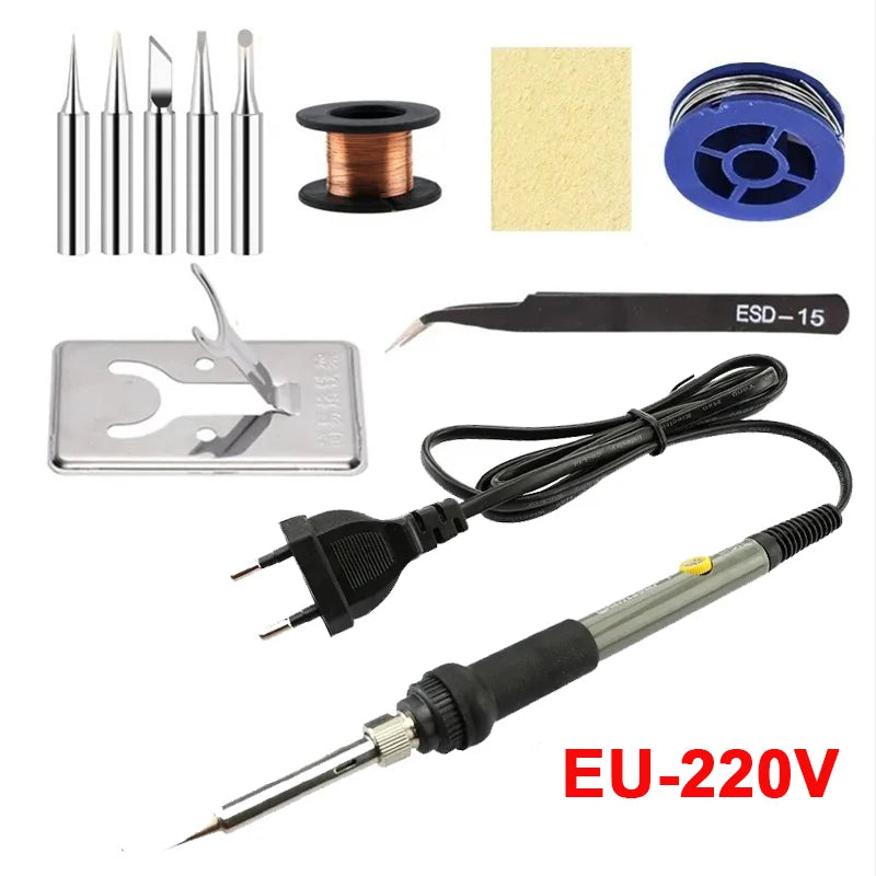 60W Adjustable Temperature Electric Soldering Iron Welding Iron
