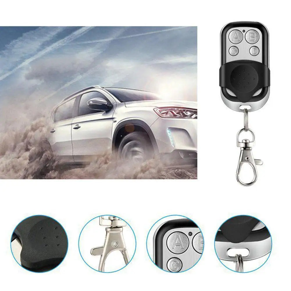 Universal 4 Buttons Garage Door Opener Remote Control 433MHZ Clone