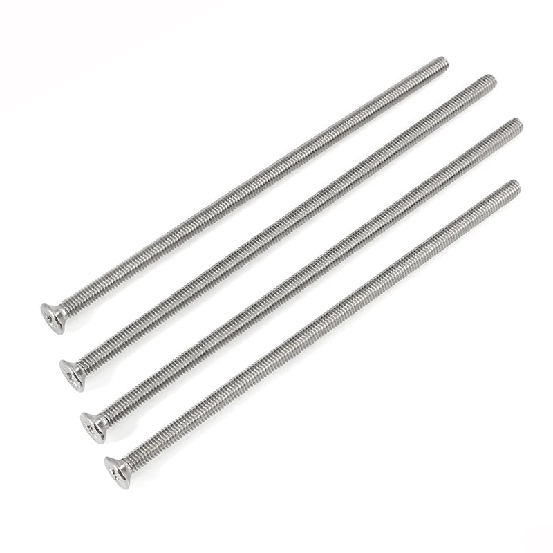M3 M4 M5 M6 M8 M10 Lengthened Cross Flat Countersunk Head Bolts Extra