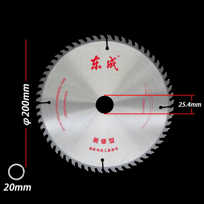 200mm 8" TCT Carbide Circular Saw Blade 80-Tooth – Table & Miter Saw