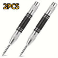 2Pcs Heavy Duty Automatic Center Punch, 5'' Premium Steel Spring