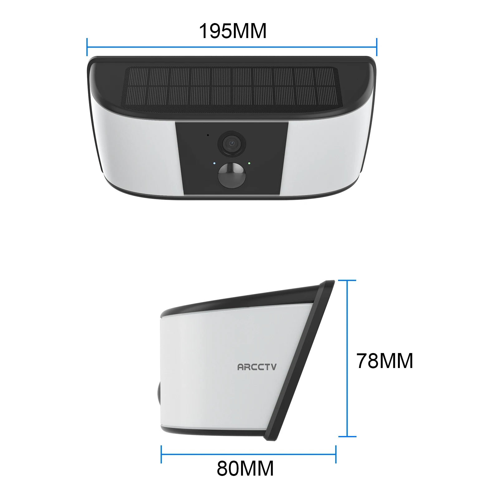 ARCCTV 2K WiFi Solar Camera Security Outdoor Wireless Floodlight
