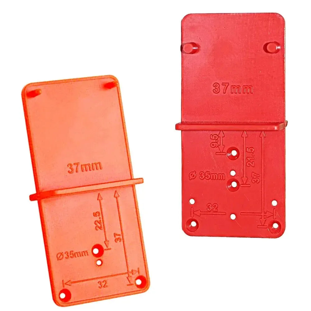 Hinge Hole Drilling Guide Positioning Mark Template 26/35/40mm Hing