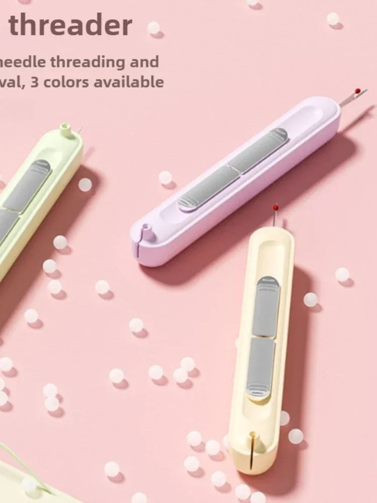 2 In 1 Needle Threader and Seam Ripper Tool Multifunctional Sewing