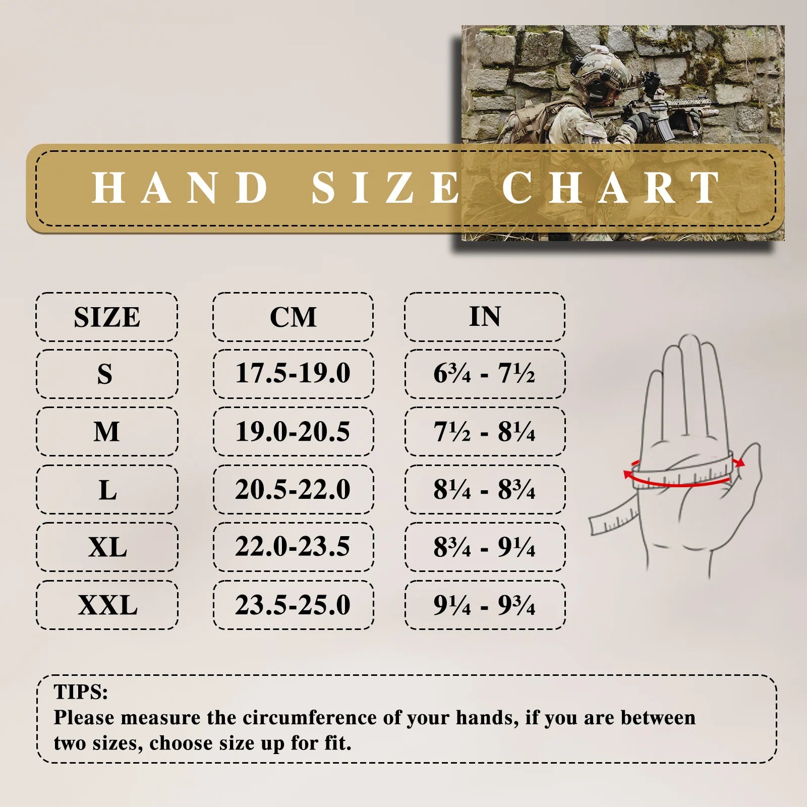 HANDLANDY Tactical Gloves, Flexible Grip Work Gloves for Men
