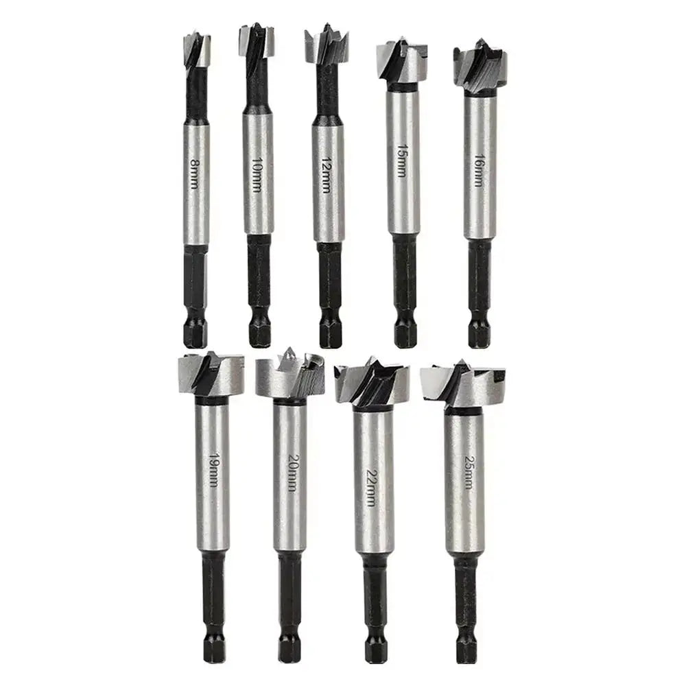 High Carbon Steel Forstner Boring Drill Bits Multi-Tooth 1/4
