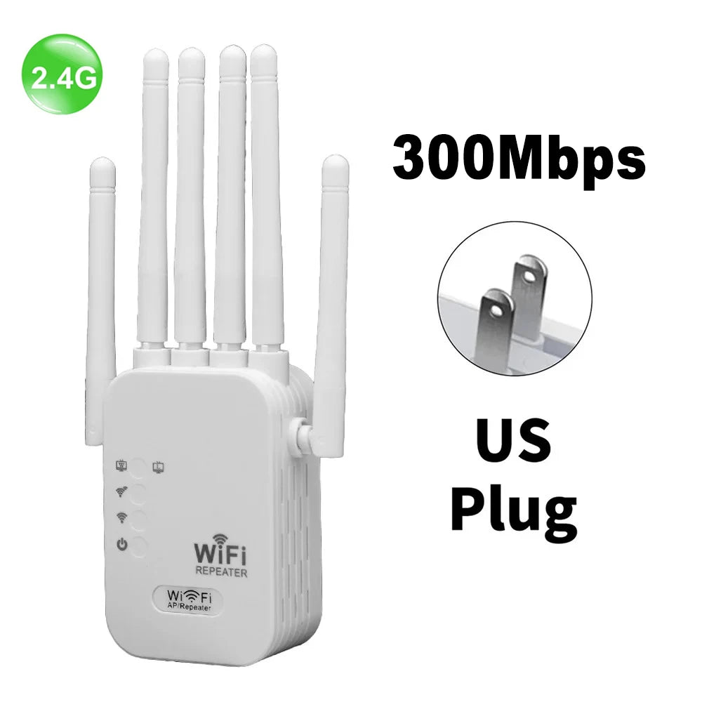 Kebidumei 1200Mbps Dual-Band WiFi Repeater & Extender – 2.4G/5G AC