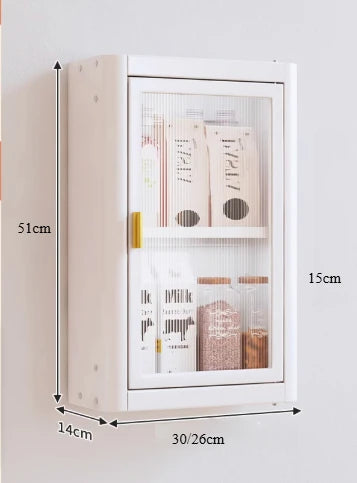 Wall-Mounted Kitchen Condiment Storage Rack – Oil, Salt & Sauce