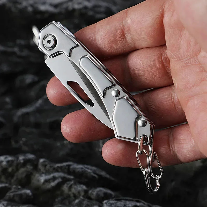 Stainless Steel Folding Knife Fruit Paring Vegetable Cutter Utility