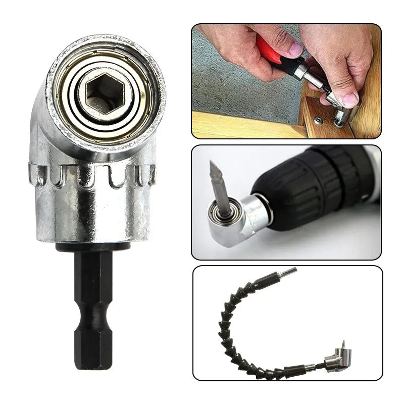 105 Degree Turning Screwdriver Joint Electric Drill Corner Attachment