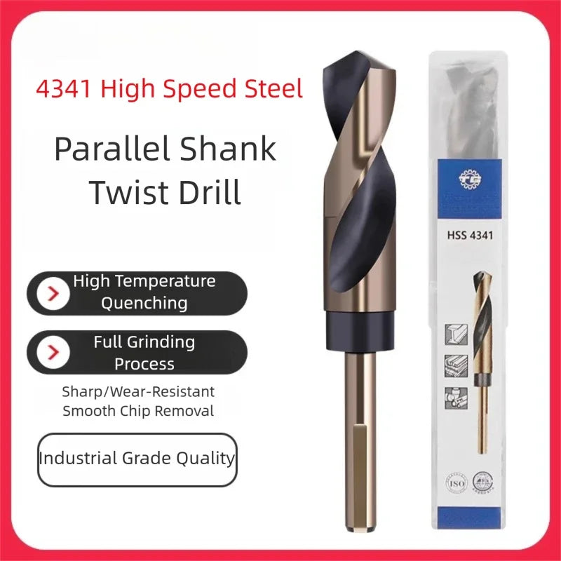 HSS 4341 Parallel Shank Twist Drill Bit — 16mm to 25mm  - View 1