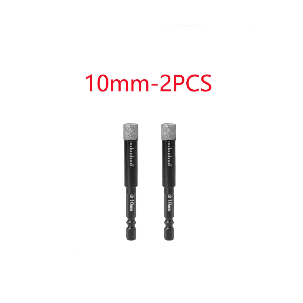 Hex Shank Brazed Dry Ceramic Tile Diamond Drill Bit — 5mm to 16mm |