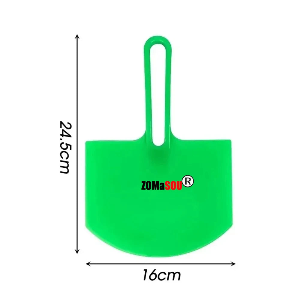 1/2Pcs Curved Bucket Scoop Scraper Spackle Paint Putty Knife Drywall