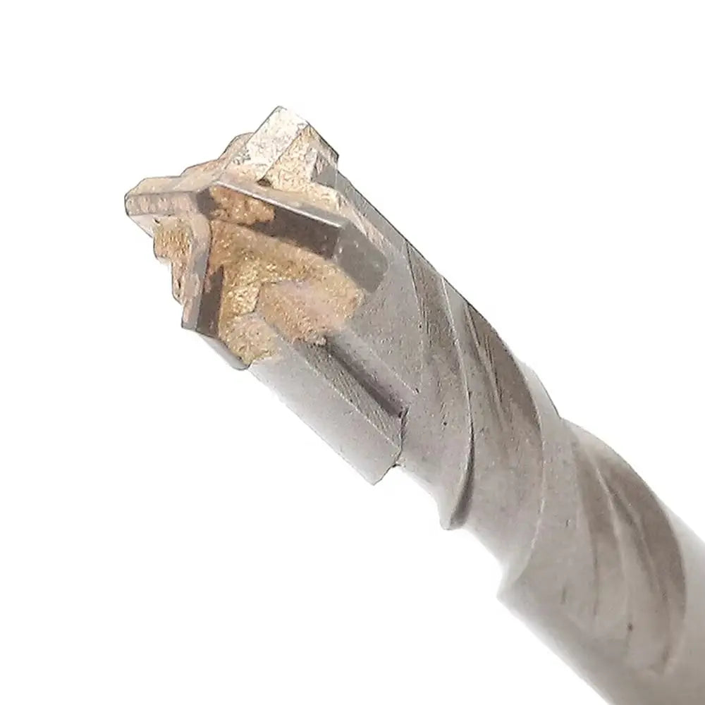 Cross Tips Concrete SDS Plus Drill Bit 4 Cutters Round Shank Impact