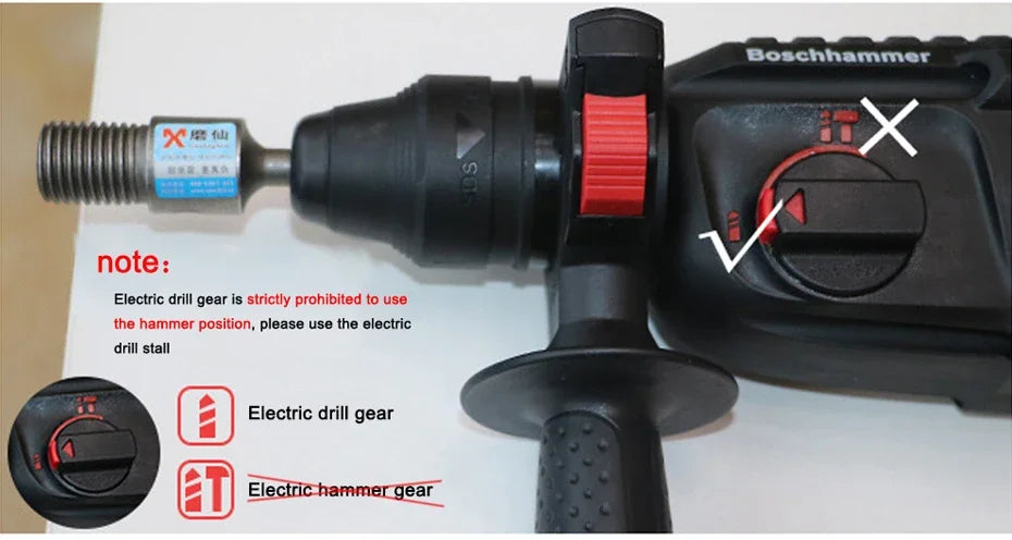 M22 SDS Plus Drill Bit Adapter Connectors For Electric Hammer