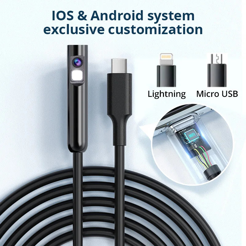 Endoscope Inspection Camera Micro USB/Type-C/IOS Mini Inspection