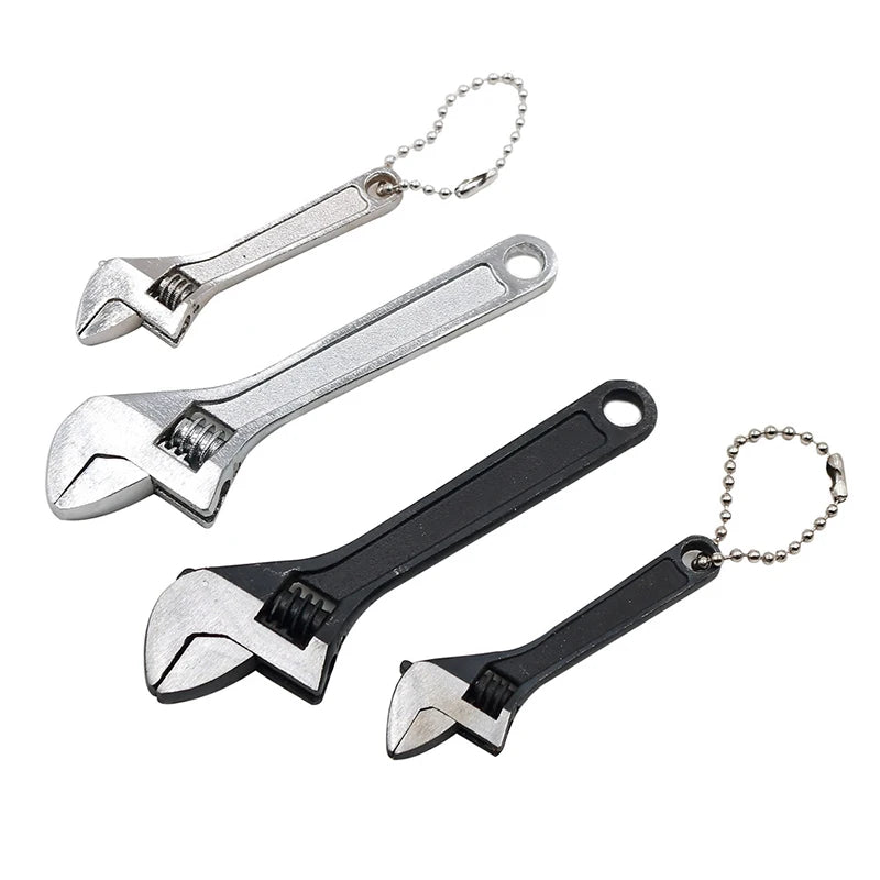 Mini 2.5/4 Inch Adjustable Spanner Open-End Wrench Tools Small Wrench
