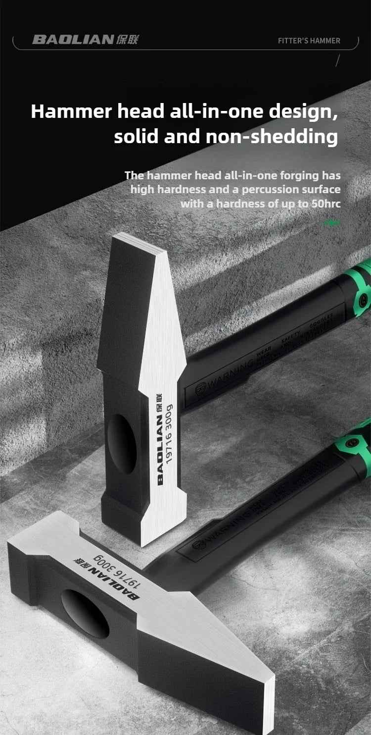 Hardware Tools, Building Decoration, Flat Head Hammer 200g